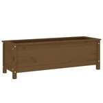 vidaXL Lit surélevé de jardin brun miel 119 5x40x39 cm bois pin massif