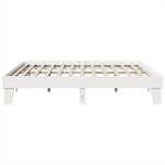 vidaXL Cadre de lit sans matelas blanc 180x200 cm bois massif de pin