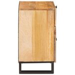 vidaXL Cabinet de chevet Naturel 50 x 33 x 60 cm Bois de mangue massif