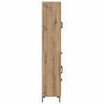 vidaXL Haut Armoire 2 Pièces Chêne artisanal Bois d'ingénierie