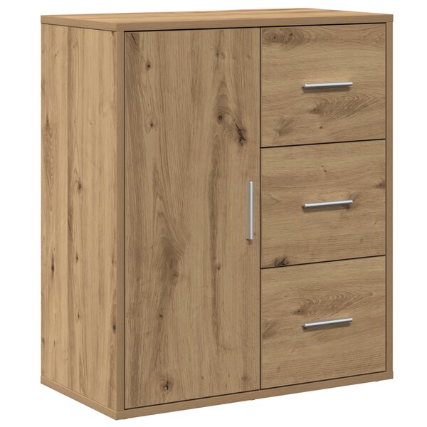 vidaXL Buffet chêne artisanal 60 x 31 x 70 cm Bois d'ingénierie
