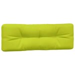vidaXL Coussins de palette lot de 2 vert vif tissu