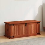 vidaXL Coffre de rangement 79x34x32 cm Bois d'acacia solide