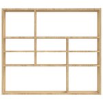 vidaXL Étagère murale Chêne sonoma 90x16x78 cm Bois d’ingénierie