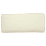 vidaXL Coussin de palette pour sièges/dossiers crème 120 x 50 x 12 cm  en tissu Oxford