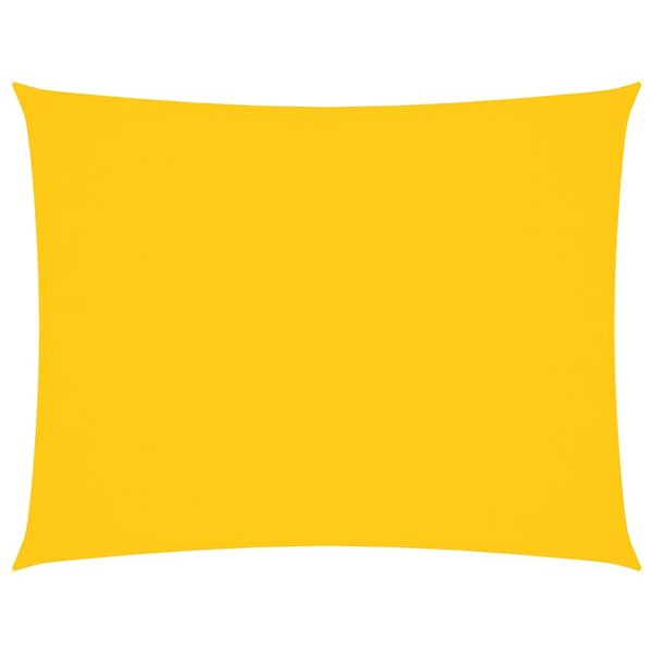 vidaXL Voile de parasol tissu oxford rectangulaire 5x7 m jaune