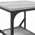 vidaXL Table d'appoint Gris Sonoma 41 x 40 x 60 cm