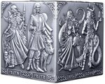 Pièce de monnaie en Argent 500 Francs g 1000 (1 Kg) Millésime 2026 NORSE GODS 3D (PRÉCOMMANDE)
