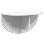 vidaXL Étagère Murale 2 Pièces Blanc 38 x 19 x 19 cm Bois d'ingénierie
