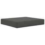 vidaXL Coussin de canapé d'extérieur 2 Pièces Anthracite Polyester