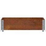 vidaXL Jardinière marron 80x60 cm bois massif de pin