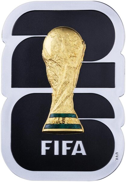 Monnaie 26 FIFA Shaped 26 Oz Argent 10$ Solomon Islands 2026 (PRÉCOMMANDE)