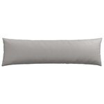 vidaXL Coussins de canapé 2 Pièces Gris 145 x 40 cm tissu