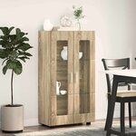 vidaXL Buffet FLORIN Chêne Sonoma 55 5 x 29 x 103 cm Bois d'ingénierie