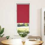 vidaXL Store enrouleur occultant rouge largeur du tissu 50 7 cm