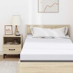 vidaXL Coussins de Matelas Blanc 90 x 190 cm