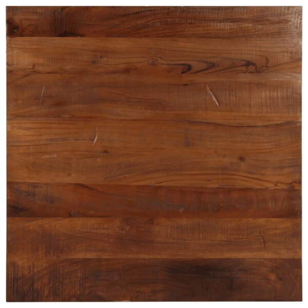 vidaXL Dessus de table 70x70x3 8 cm carré bois massif de récupération