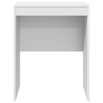 vidaXL Bureau Blanc 60 x 50 x 76 cm Bois d'ingénierie