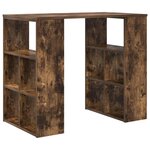 vidaXL Bureau Chêne fumé 90 x 50 x 75 cm Bois d'ingénierie