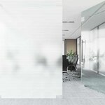 vidaXL Film de fenêtre auto-adhésif Rayures givrées 90 x 2000 cm PVC