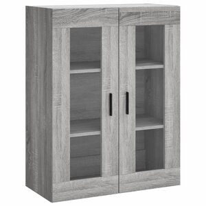 vidaXL Armoire murale sonoma gris 69 5x34x90 cm