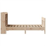vidaXL Cadre de lit sans matelas 90x190 cm bois de pin massif