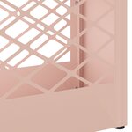 vidaXL Support d'umbrella rose 28x12x41 cm en acier