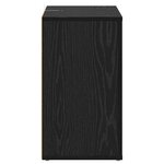 vidaXL Buffet Chêne noir 80 x 30 x 53 cm Bois d'ingénierie