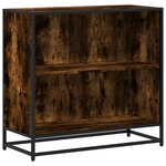 vidaXL Bibliothèque chêne fumé 80 5x35x76 cm bois d'ingénierie
