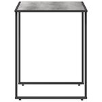 vidaXL Table de Jardin Grise 100x55x70 cm DPC et Acier