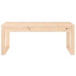 vidaXL Banc de jardin 110x38x45 cm bois massif de pin