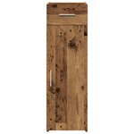 Buffet vidaXL en vieux bois 30x42 5x93 cm en bois d'ingénierie
