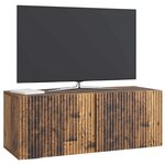 vidaXL Meuble TV mural Bois ancien 78 5 x 31 x 30 cm Bois d'ingénierie