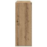 vidaXL Table console chêne artisanal 78x30x80 cm bois d'ingénierie
