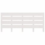 vidaXL Tête de lit Blanc 160x3x80 cm Bois massif de pin