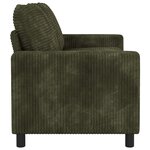 vidaXL Canapé Vert 156 x 81 x 87 5 cm Polyester