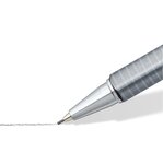 Staedtler Lot de 1 porte-mines Triplus Micro 774 0 7 mm + 1 tube de 12 mines - Design triangulaire ergonomique - Pointe métallique rétractable - Gomme extra longue