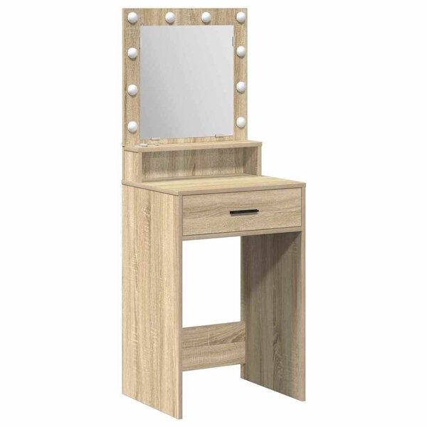 vidaXL Coiffeuse Chêne sonoma 50 x 41 x 135 cm Bois d'ingénierie