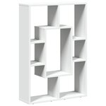 vidaXL Bibliothèque Blanc 63x20x90 cm Bois d'ingénierie
