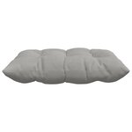vidaXL Coussins de siège 4 pc Microfibre Gris clair 40 x 40 x 6 cm