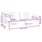 vidaXL Canapé-lit avec accoudoirs gris foncé velours