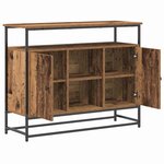 vidaXL Buffet Bois ancien 100 x 35 x 80 cm Bois d'ingénierie