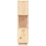 vidaXL Bibliothèque/Séparateur de pièce 80x25x101 cm Pin solide