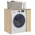 vidaXL Armoire pour machine à laver avec porte Sonoma 87 x 60 x 89 cm