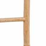 vidaXL Porte-serviette en bambou avec 6 crochets