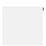 vidaXL Meuble TV mural Blanc 98 x 31 x 30 cm Bois d'ingénierie