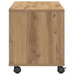 Meuble TV vidaXL en chêne artisan 90x35x35 cm en bois d'ingénierie