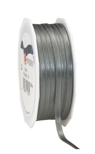 Satin double face 50-m-rouleau 6 mm ardoise