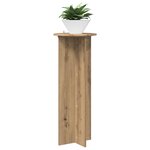 vidaXL Support de Plante 2 pièces Chêne artisanal Ø40 x 100 cm
