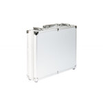 Valise aluminium pour ranger 288 muselets de champagne.